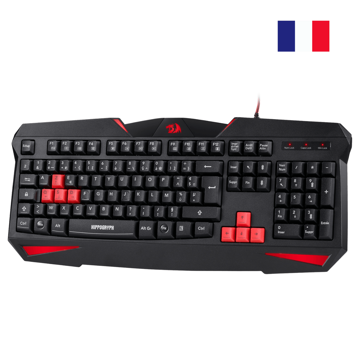HIPPOGRYPH K301 Clavier De Jeu À Membrane Filiaire, image 1 of 7