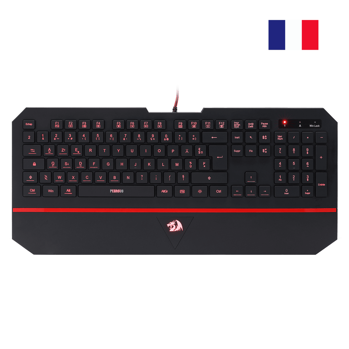 PEGASUS K502 Clavier De Jeu À Membrane Filiaire (French L..., image 1 of 8 - enlarged view