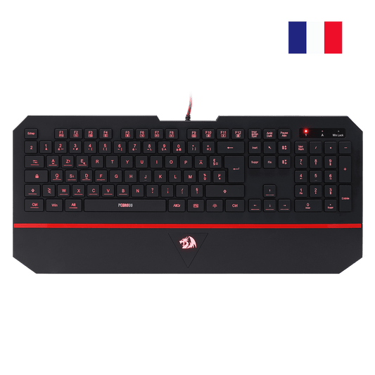 PEGASUS K502 Clavier De Jeu À Membrane Filiaire (French Layout Only)