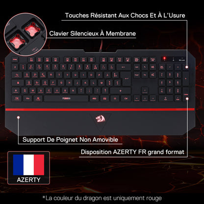 PEGASUS K502 Clavier De Jeu À Membrane Filiaire (French Layout Only) - thumbnail 5