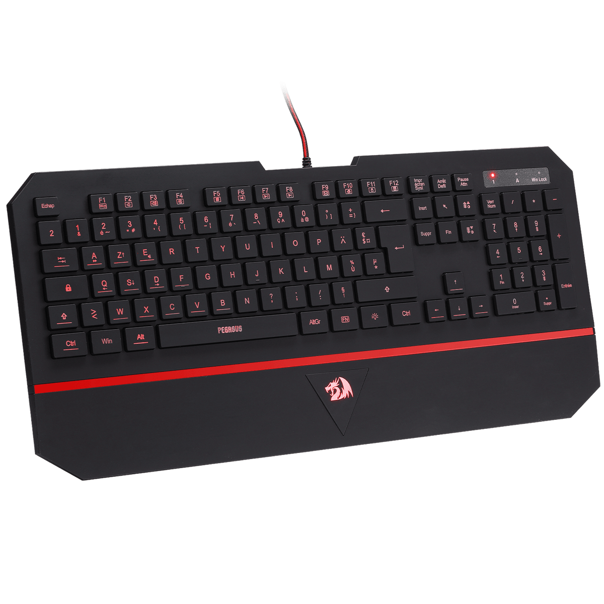PEGASUS K502 Clavier De Jeu À Membrane Filiaire (French L..., image 2 of 8 - enlarged view