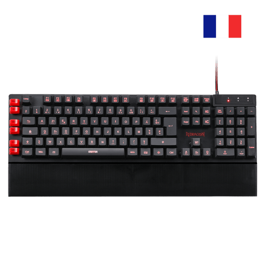GRIFFON K505 Clavier De Jeu À Membrane Filaire (French Layout Only)
