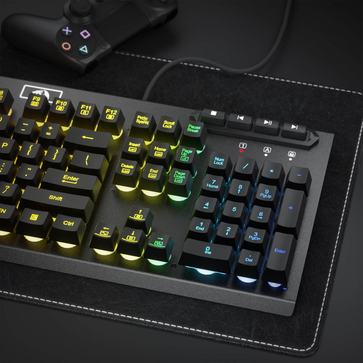 ADITYA K513 Wired Membrane Gaming Keyboard, image 3 of 18 - enlarged view