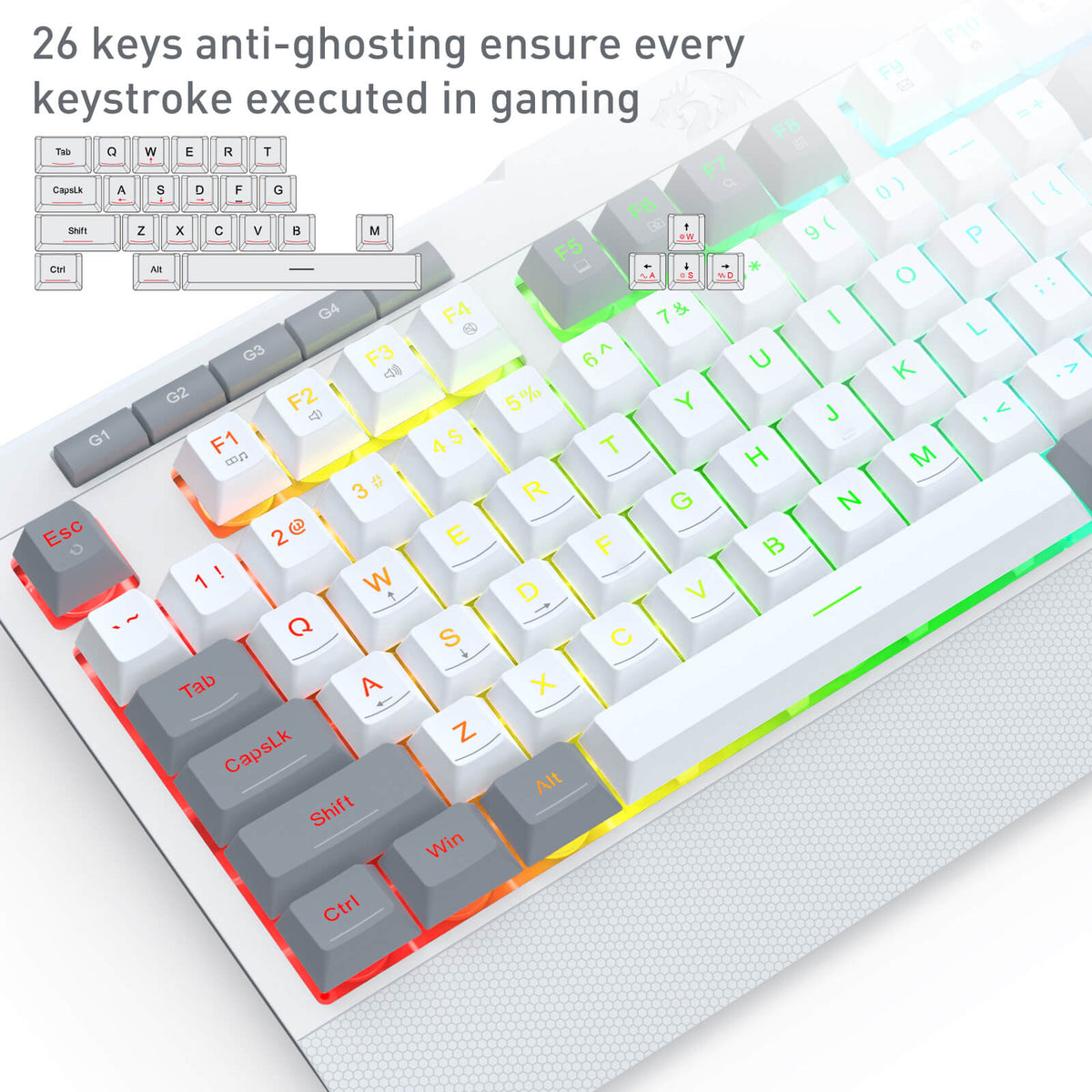 SHIVA LITE K525 Membrane Gaming Keyboard, image 23 of 35 - enlarged view