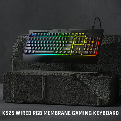 SHIVA LITE K525 Membrane Gaming Keyboard - thumbnail 3