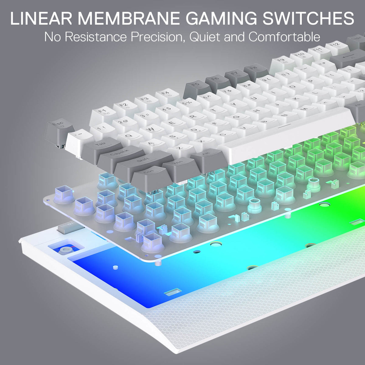 SHIVA LITE K525 Membrane Gaming Keyboard, image 15 of 35 - enlarged view