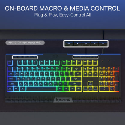 SHIVA LITE K525 Membrane Gaming Keyboard - thumbnail 6