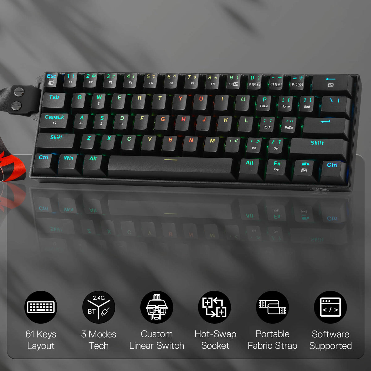 DRACONIC K530 PRO (Detachable Strap Version), image 2 of 9