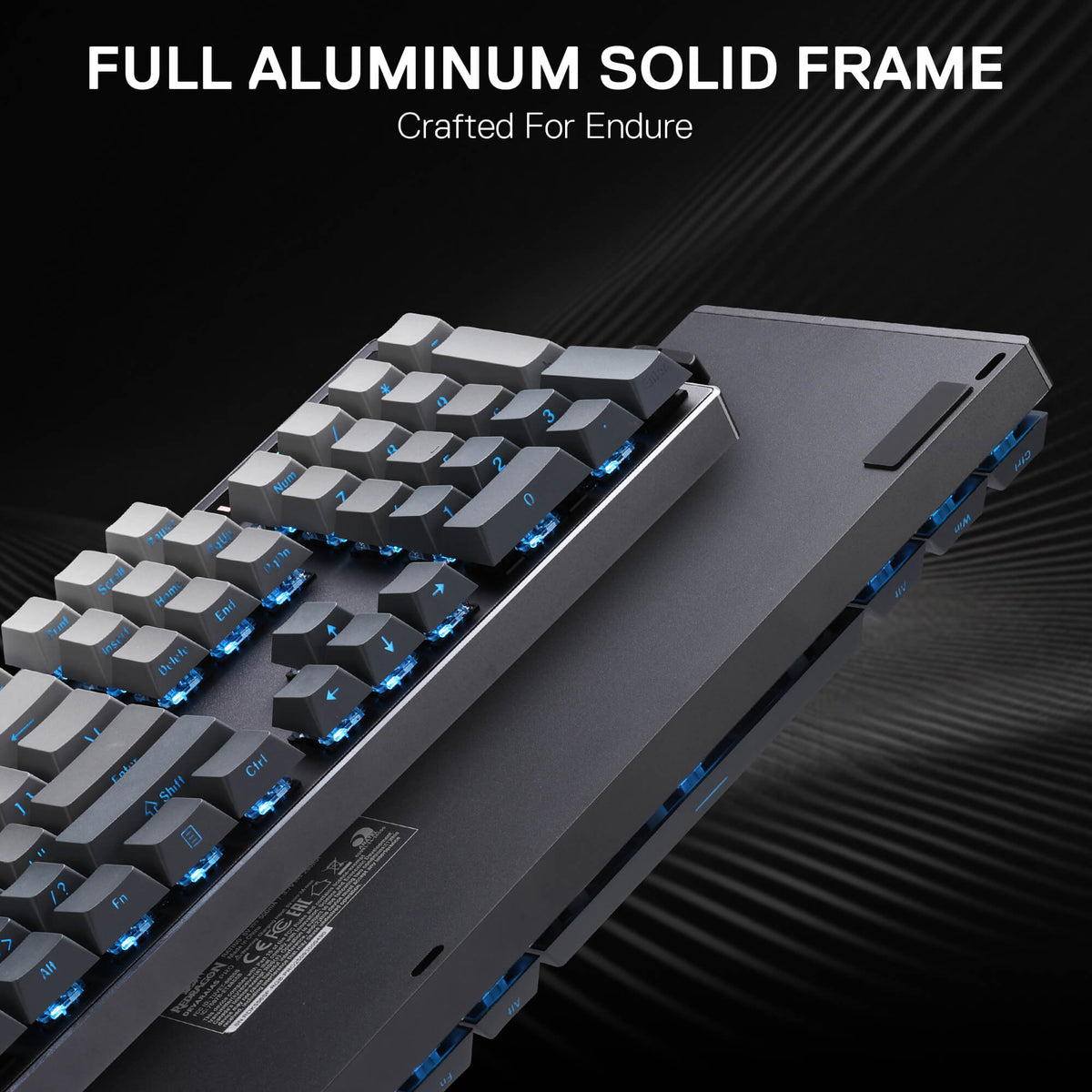 DEVARAIAS K556 PRO Aluminum Keyboard (Side Printed PBT Ke..., image 6 of 9