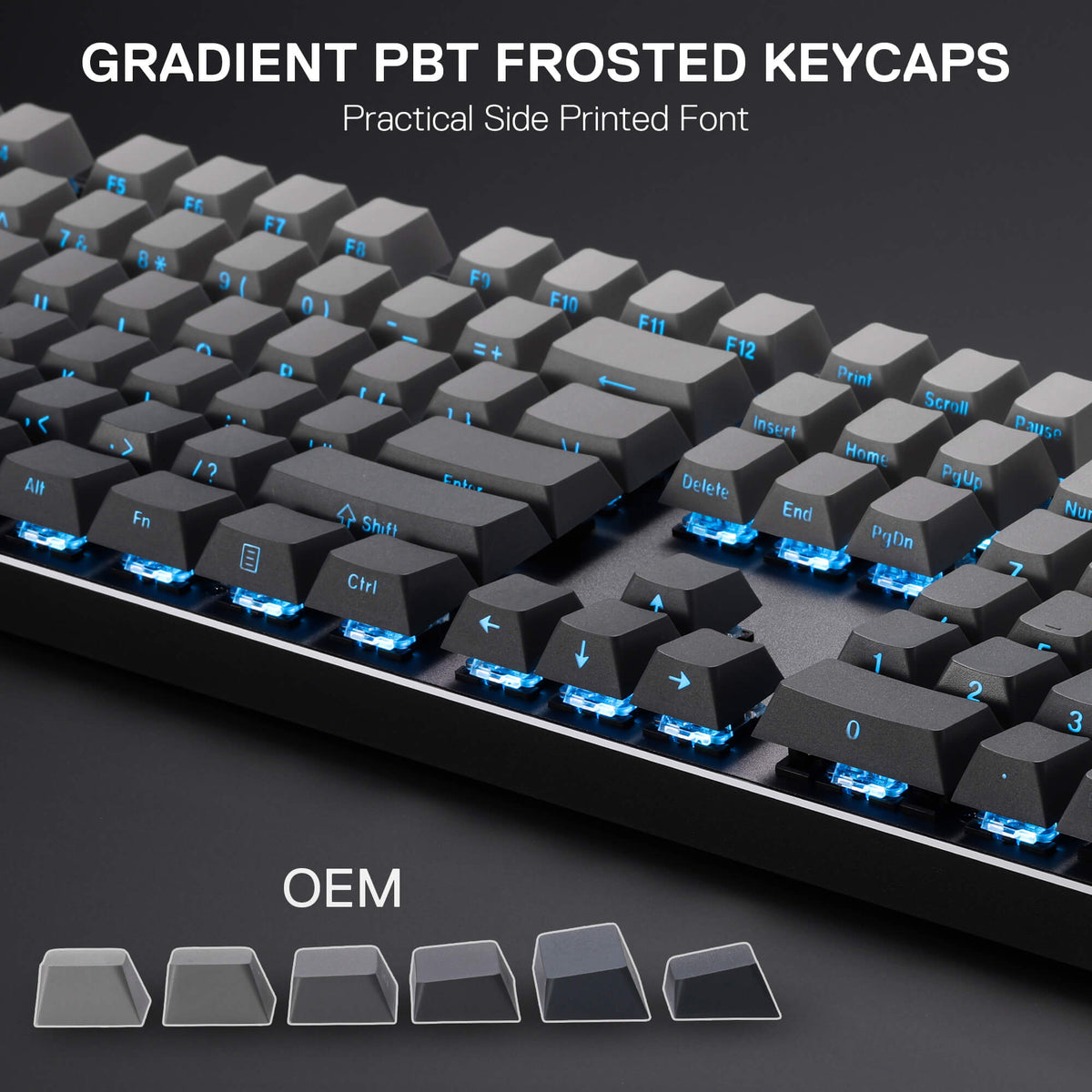 DEVARAIAS K556 PRO Aluminum Keyboard (Side Printed PBT Ke..., image 9 of 9 - enlarged view