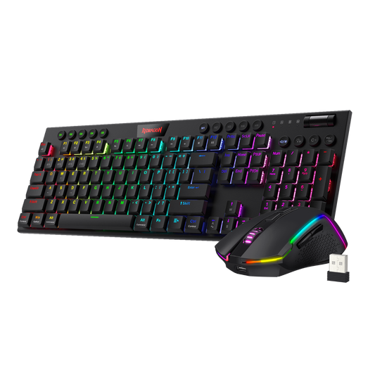 HORUS K618 Ultra-slim Keyboard & TRIDENT M693 Mouse Tri-Mode Combo