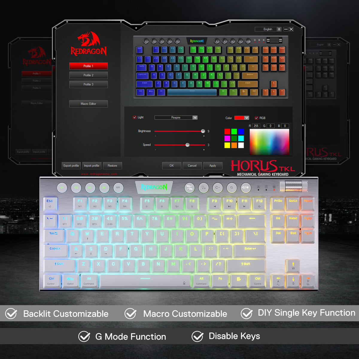 Horus TKL K621, image 10 of 21 - enlarged view