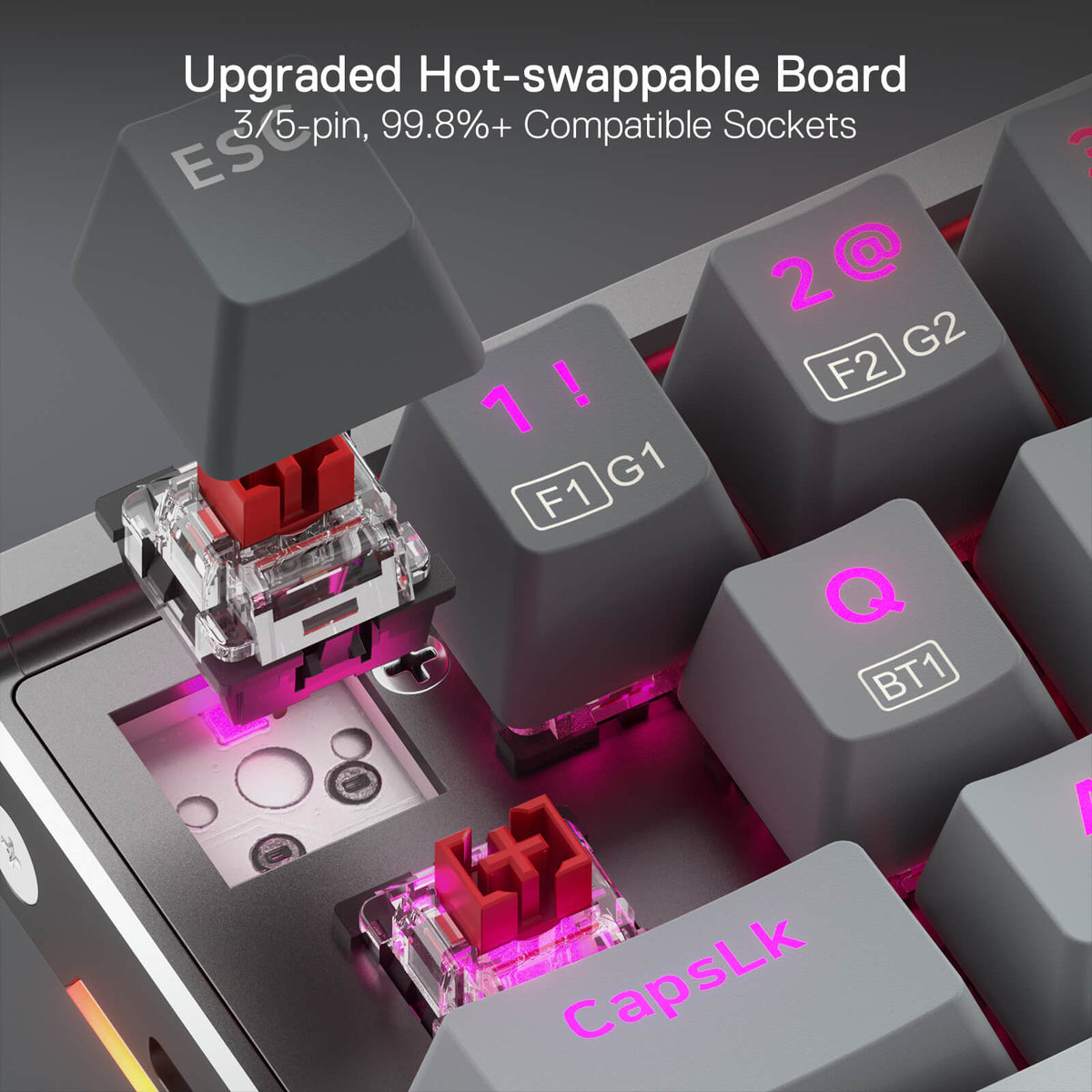 SHACO K641 PRO Wireless Aluminum Keyboard, image 7 of 21