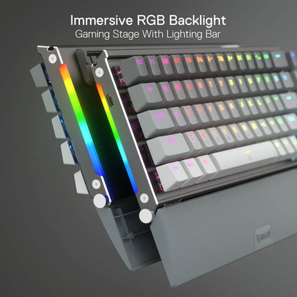 SHACO K641 PRO Wireless Aluminum Keyboard - thumbnail 12