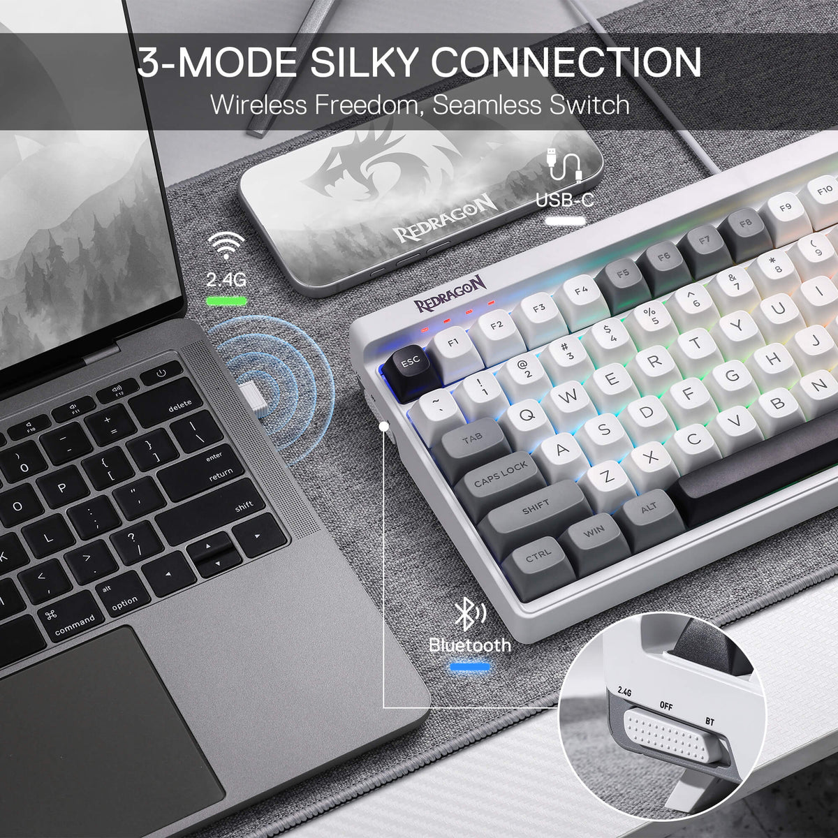 GAREN K656 PRO (MoonDust Gray), image 3 of 17 - enlarged view