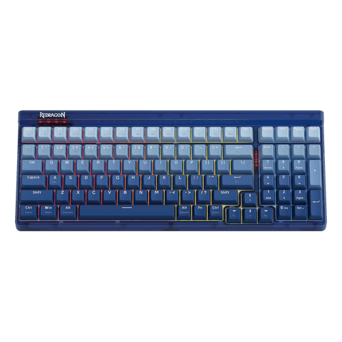 Redragon K656 PRO 3-Mode Wireless RGB Gaming Keyboard blue color
