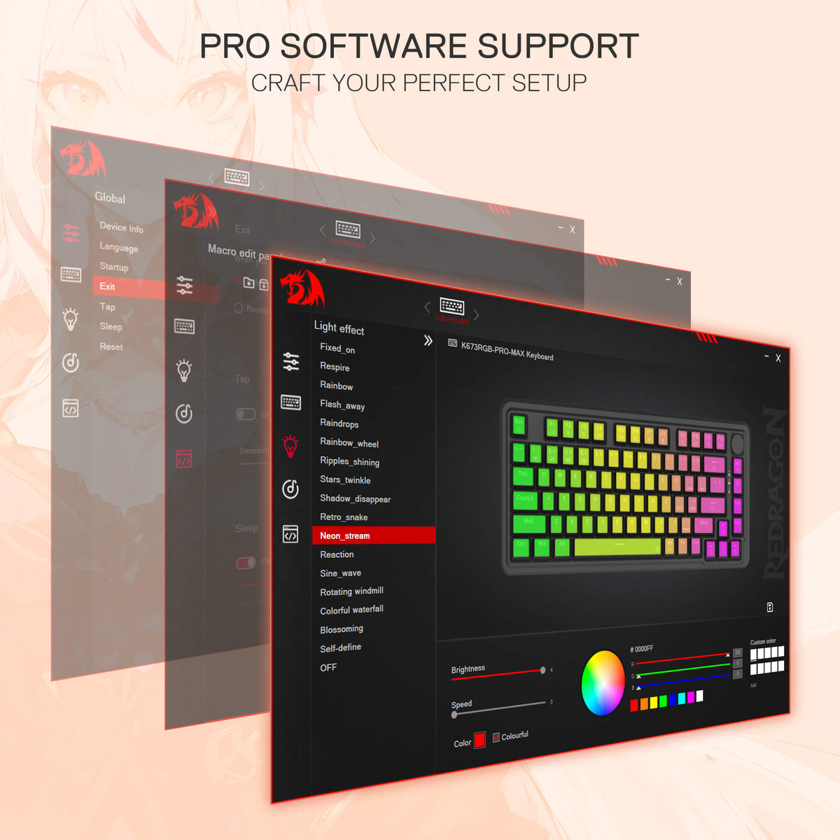 UCAL K673 PRO Anime Keyboard, image 7 of 17 - enlarged view