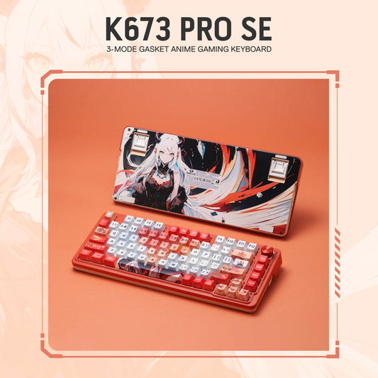 UCAL K673 PRO Anime Keyboard - alternate view