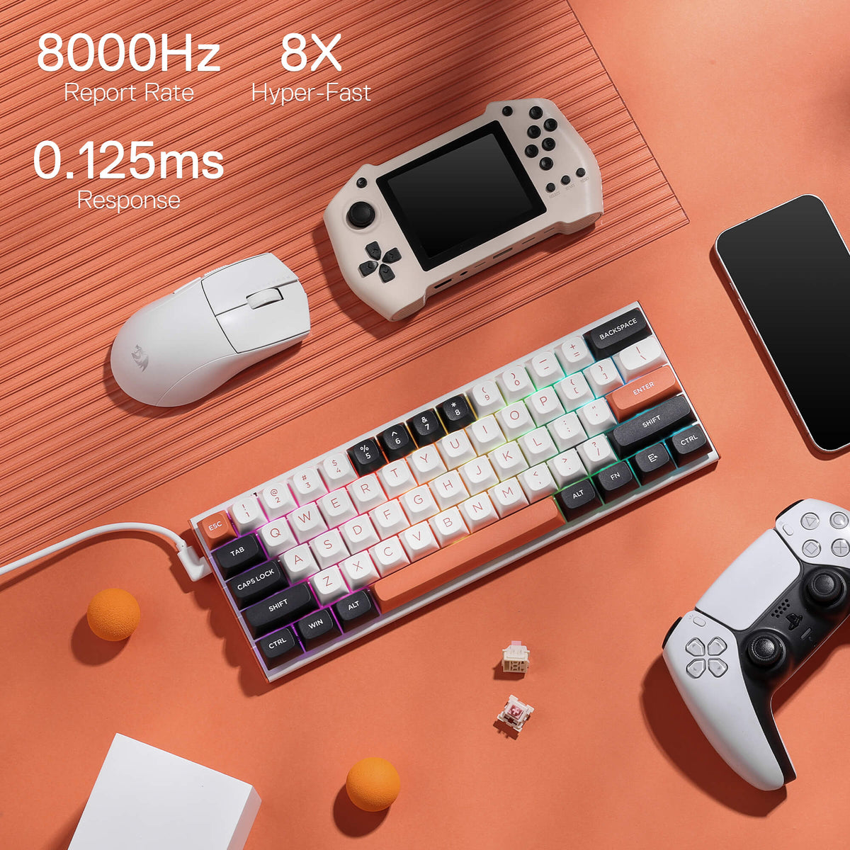 FIDD K683 (M61) (Magnetic Hall Effect Keyboard), image 8 of 16