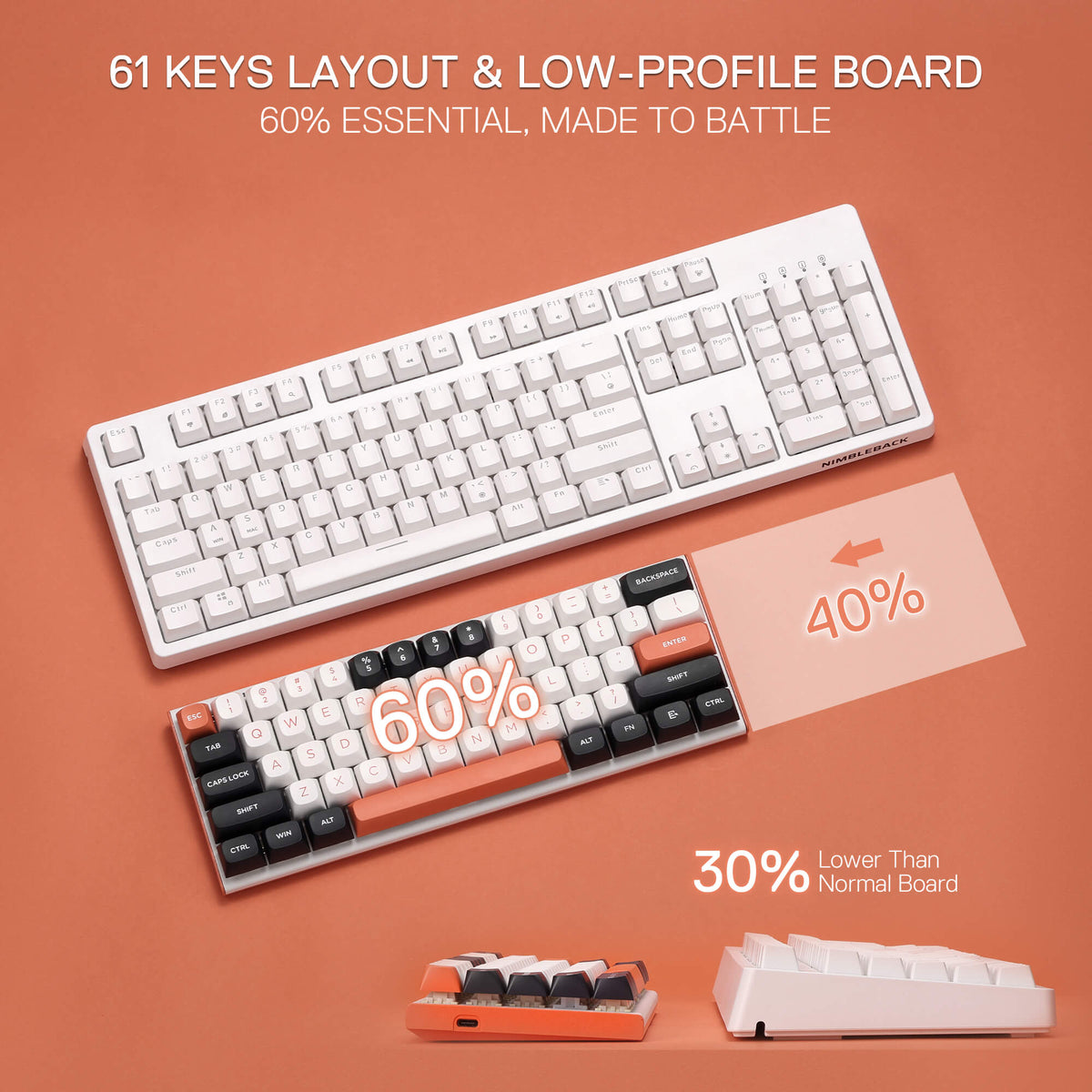 FIDD K683 (M61) (Magnetic Hall Effect Keyboard), image 5 of 16 - enlarged view