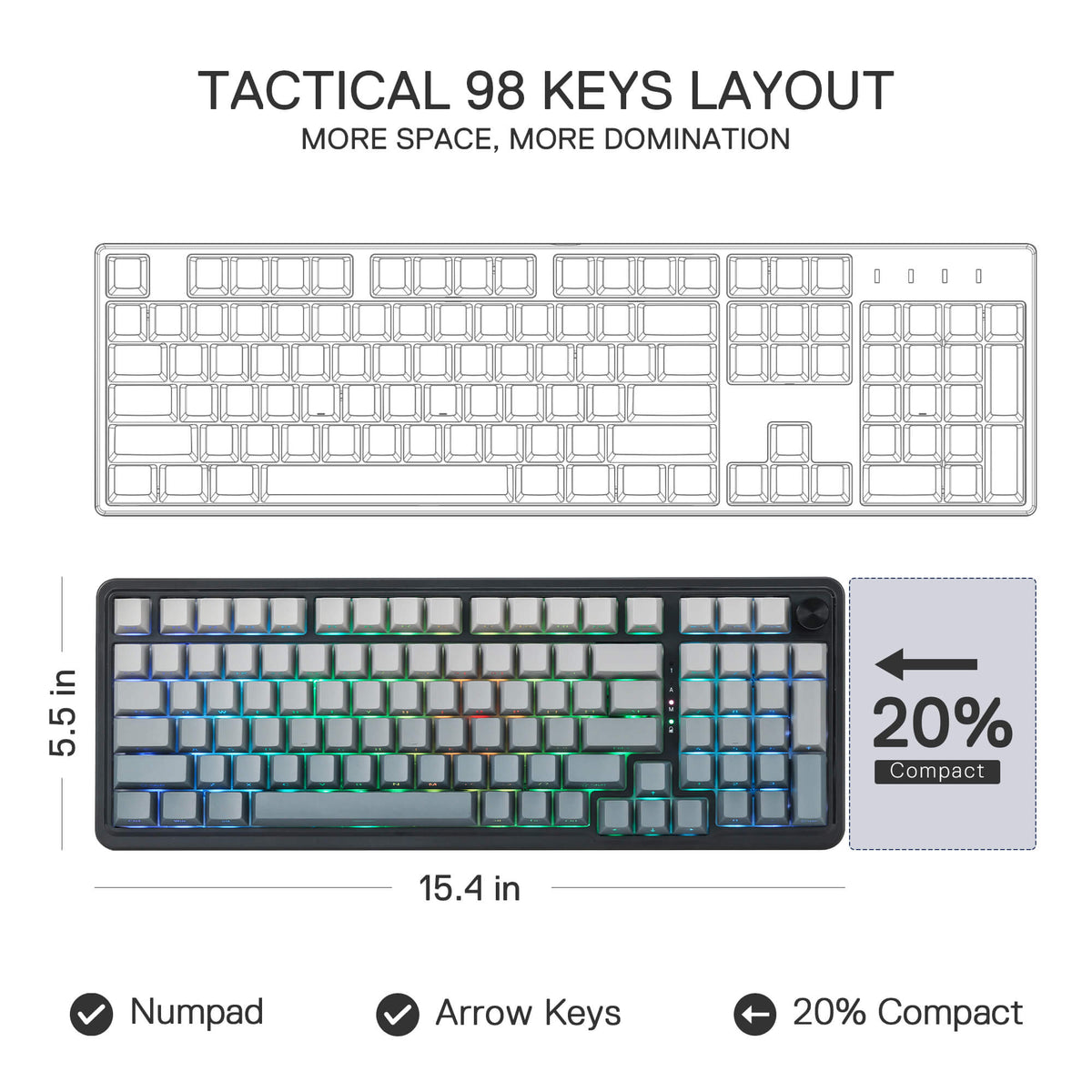 EISA K686 PRO (Side Printed PBT Keycaps), image 3 of 16