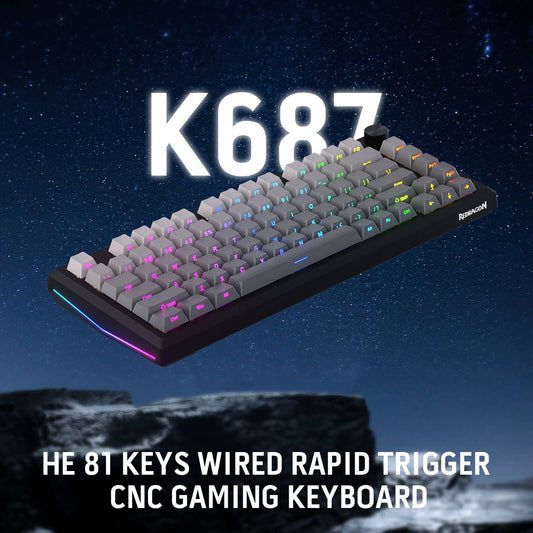 PENUMBRA K687 HE Rapid Trigger Gaming Keyboard - alternate view