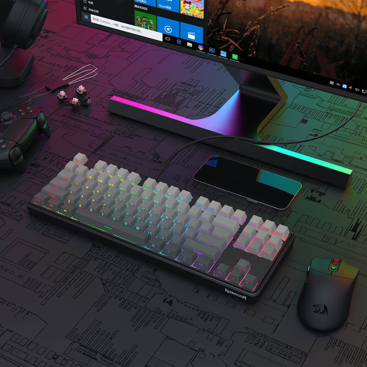 STAR BLADE K707 HE Rapid Trigger Gaming Keyboard, image 8 of 11
