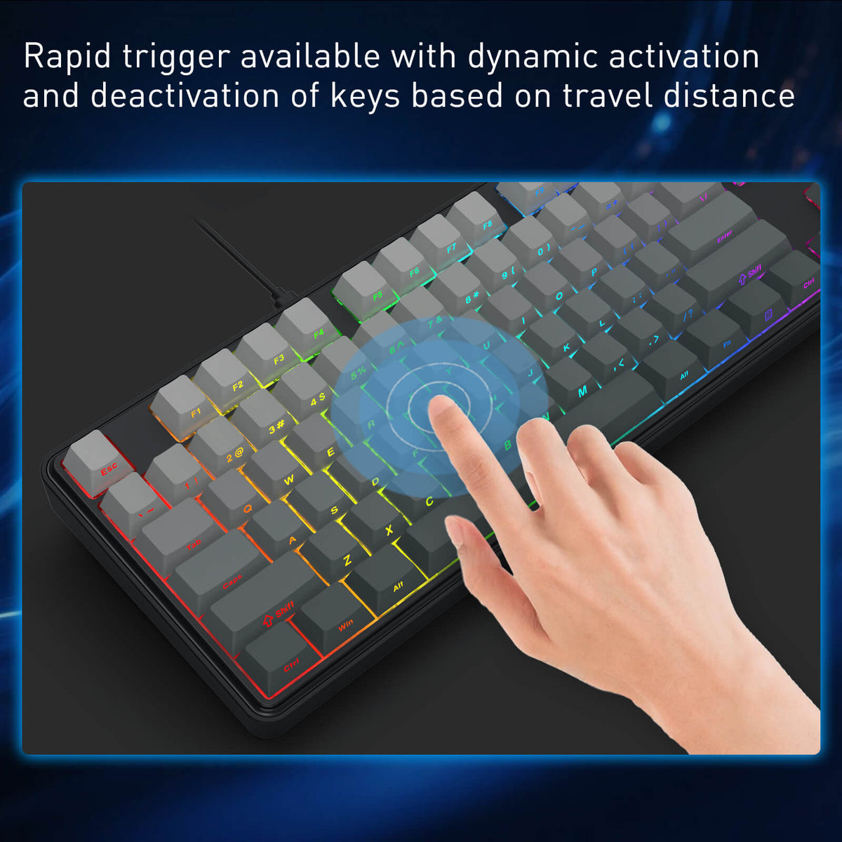 STAR BLADE K707 HE Rapid Trigger Gaming Keyboard, image 6 of 11