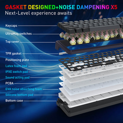 NOVA K709 HE Rapid Trigger Gaming Keyboard - thumbnail 4