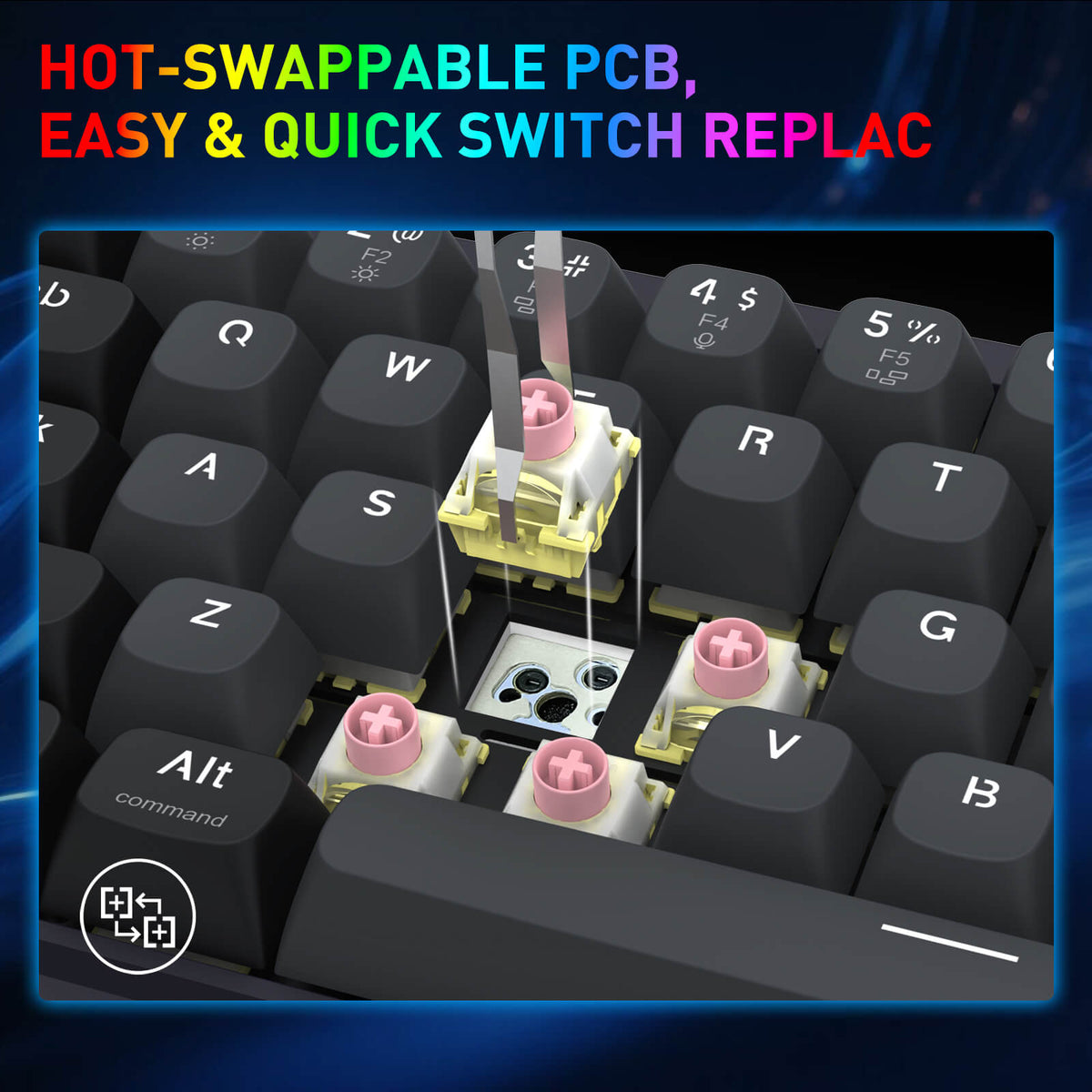 NOVA K709 HE Rapid Trigger Gaming Keyboard, image 5 of 11