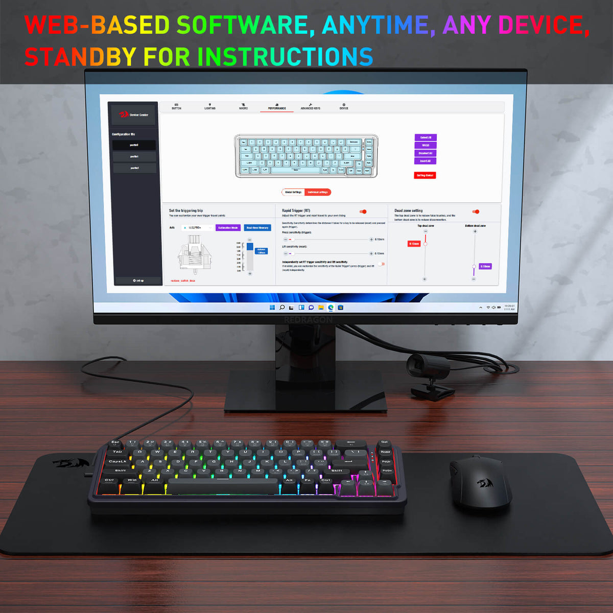 NOVA K709 HE Rapid Trigger Gaming Keyboard, image 8 of 11 - enlarged view