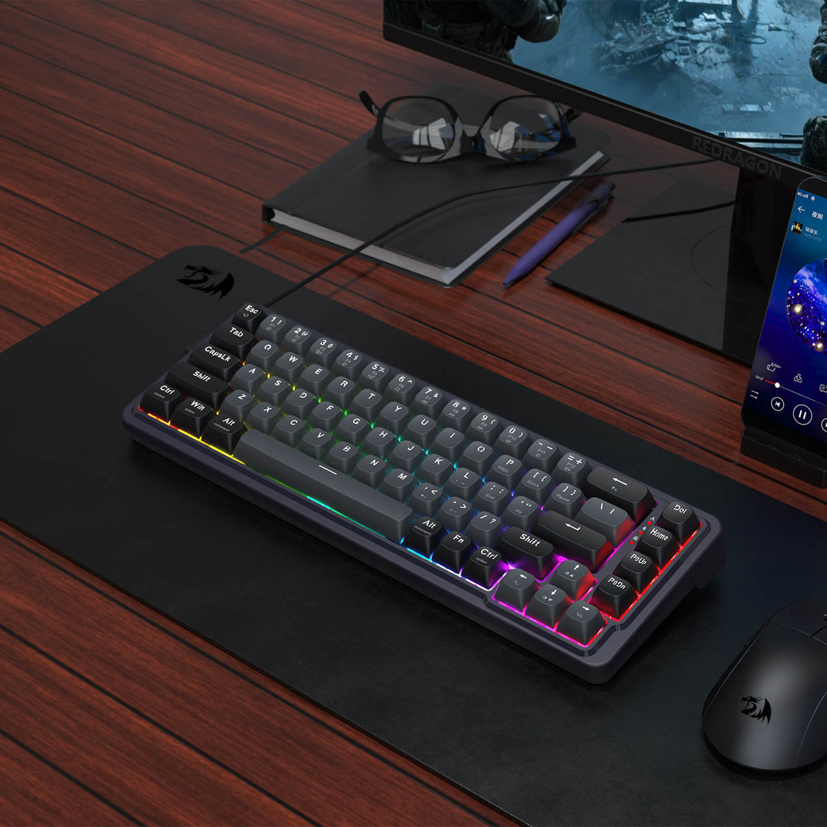 NOVA K709 HE Rapid Trigger Gaming Keyboard, image 7 of 11
