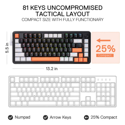LANDSHAKER K714 (Clavier à effet Hall magnétique)  - thumbnail 9