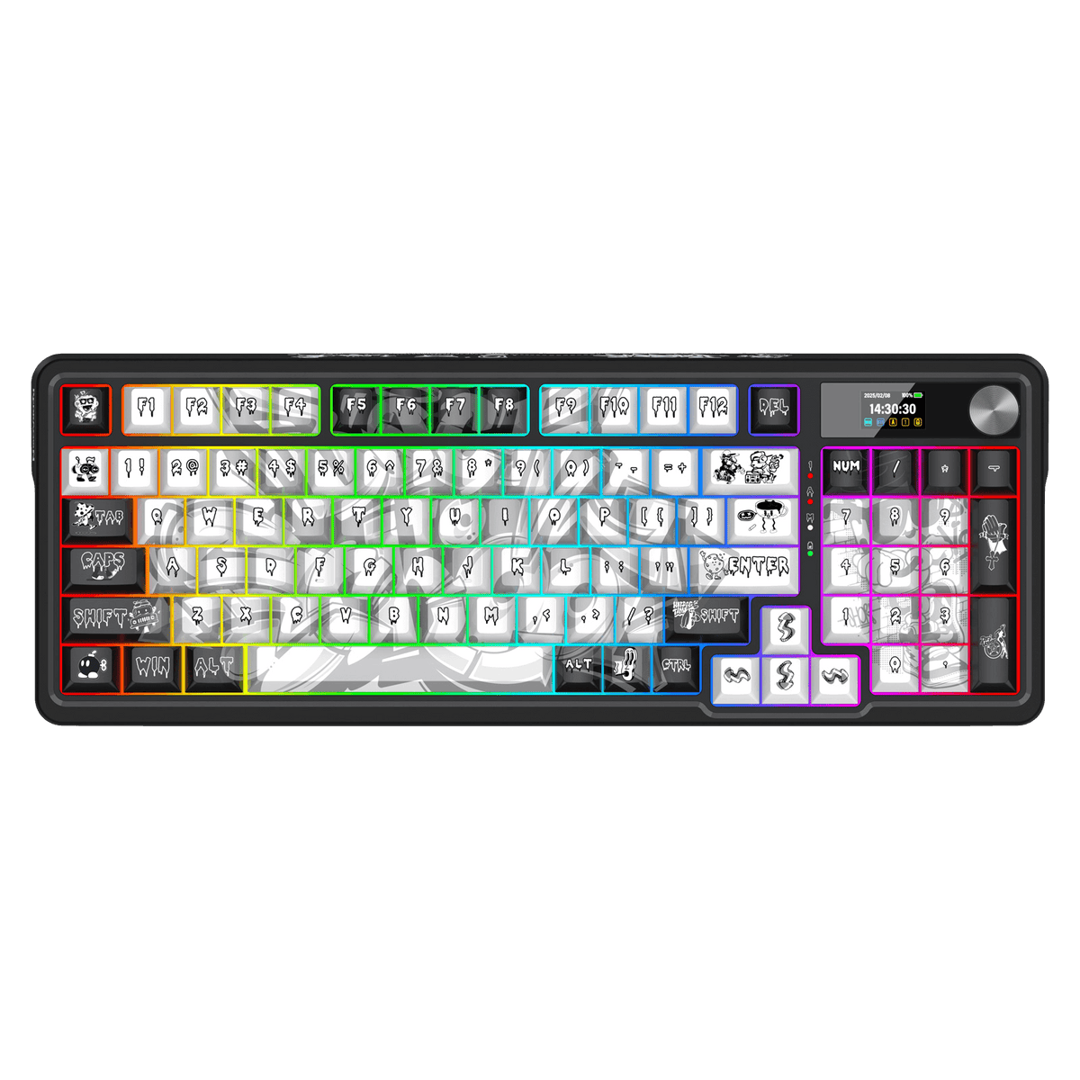 ARTEMIS K719 PRO Graffiti Keyboard, image 11 of 15 - enlarged view