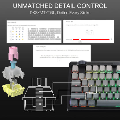OTIIM K729 HE Rapid Trigger Gaming Keyboard - thumbnail 6