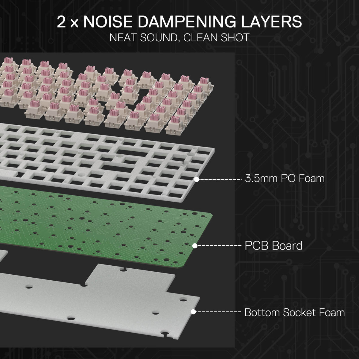 NEPHRITE K736 PRO (Magnetic Hall Effect Keyboard), image 5 of 27