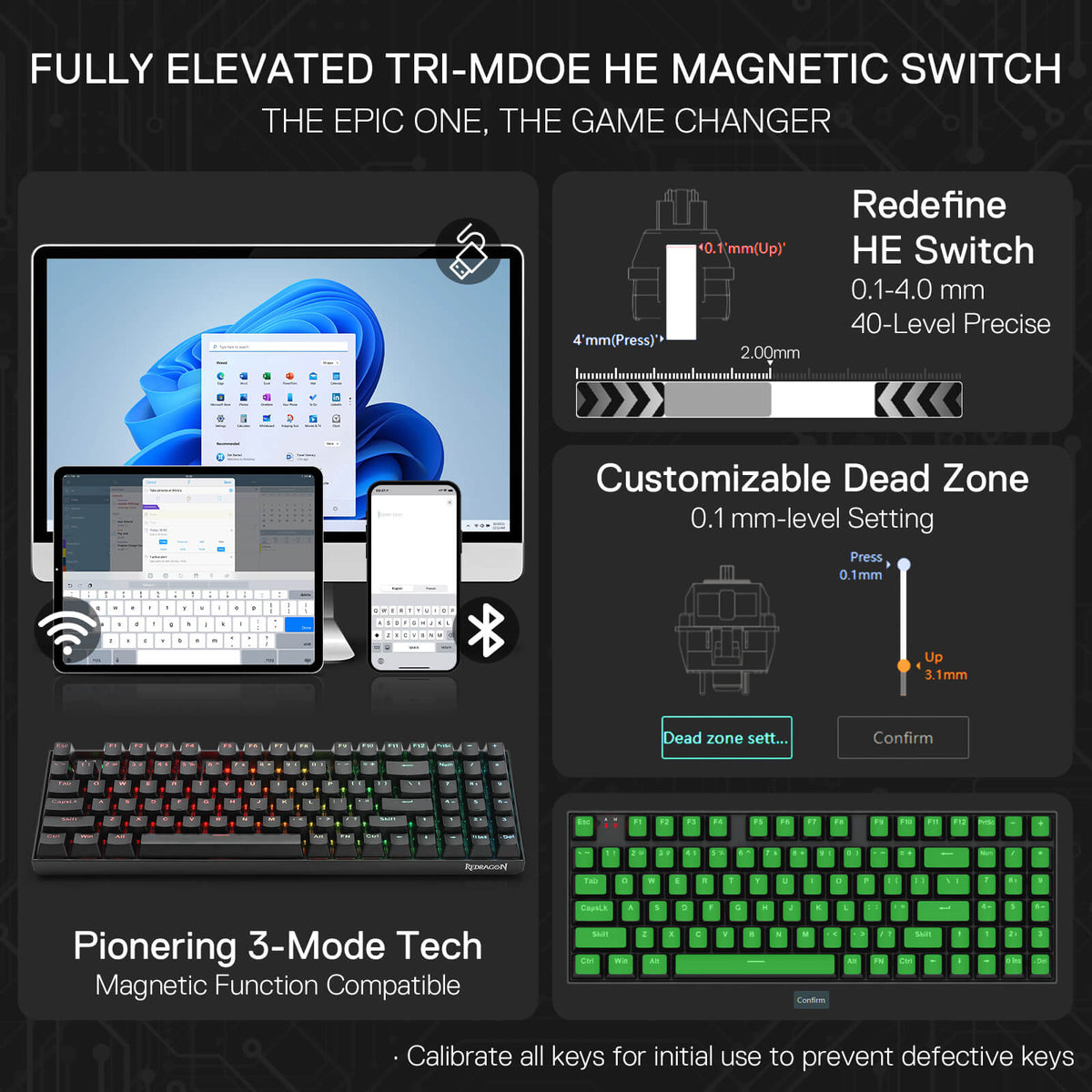 NEPHRITE K736 PRO (Magnetic Hall Effect Keyboard), image 9 of 27
