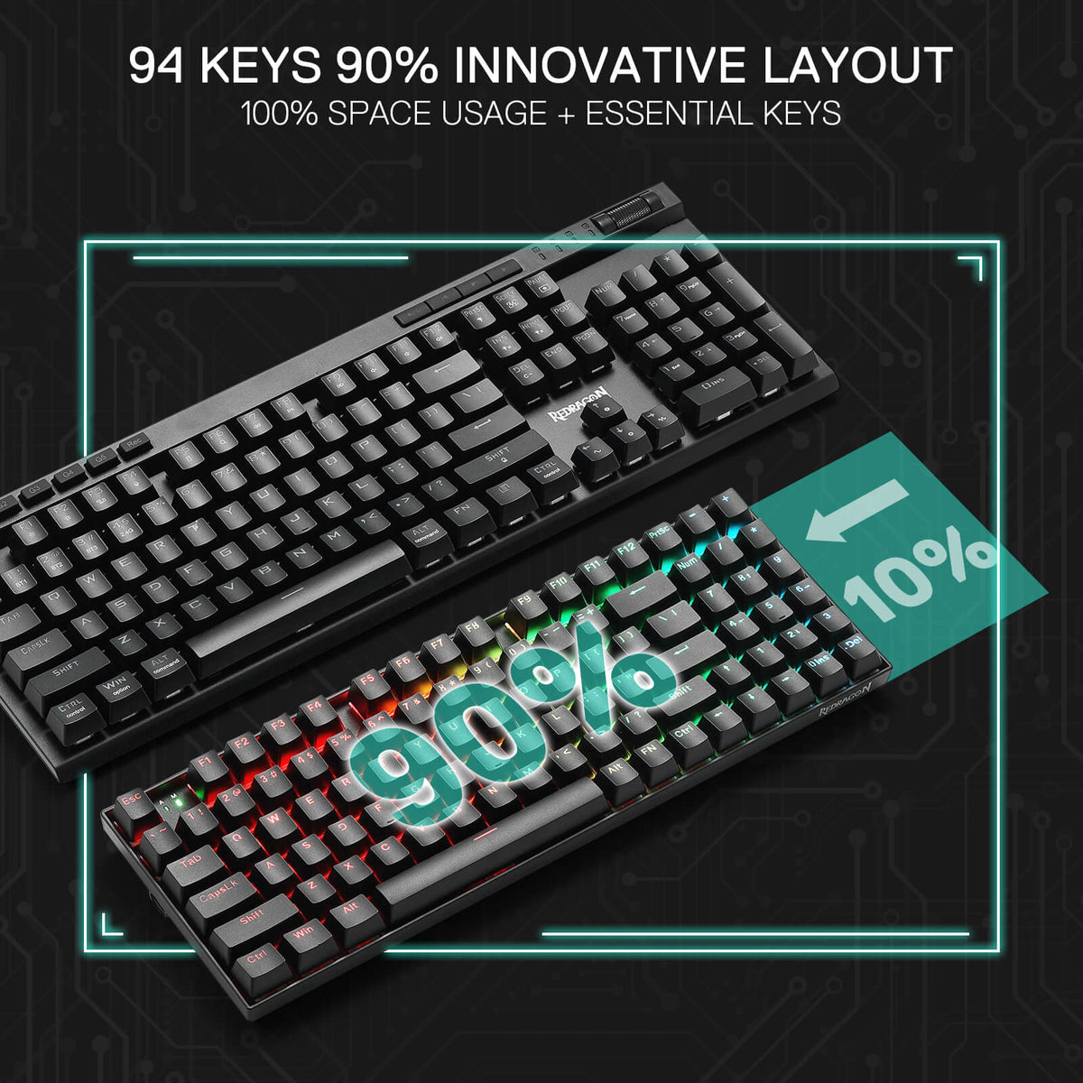 NEPHRITE K736 PRO (Magnetic Hall Effect Keyboard), image 9 of 28 - enlarged view