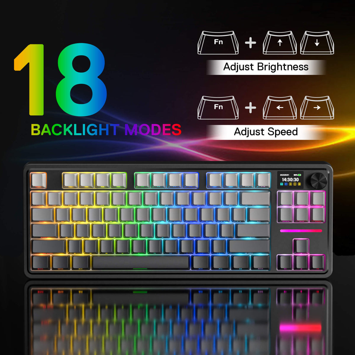 ANTONIUM K743 PRO (Side Printed PBT Keycaps), image 11 of 14