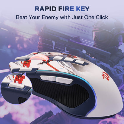 PREDATOR M612 PRO Anime Gaming Mouse - thumbnail 6