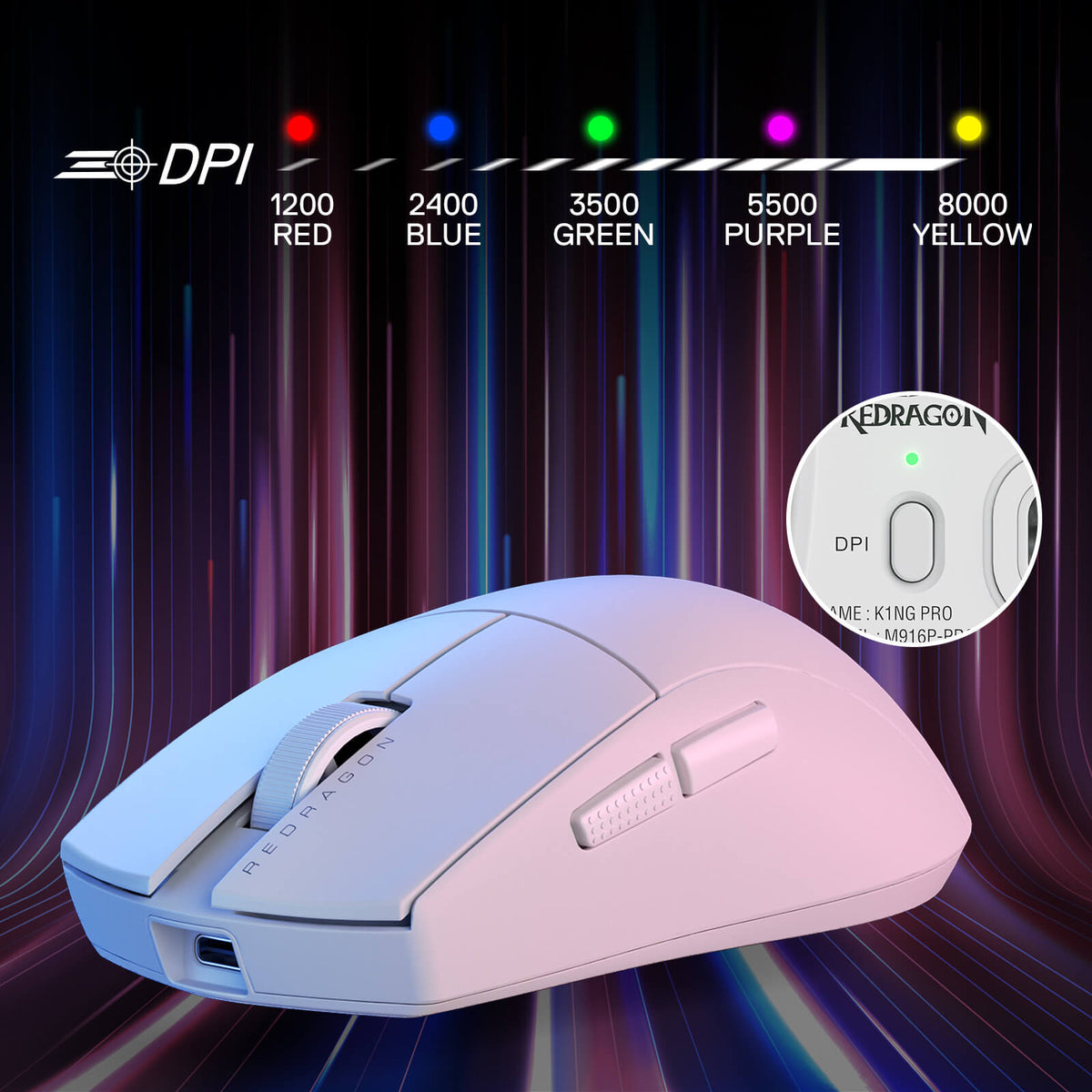 K1NG M916 (2.4Ghz Wireless), image 7 of 14 - enlarged view