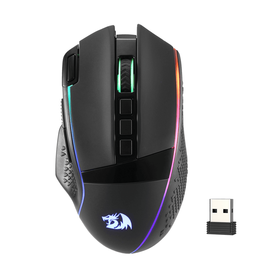 Redragon M991 Wireless Gaming Mouse, 26000 DPI 3-Mode Mice with Professional Sensor, Durable Powe...