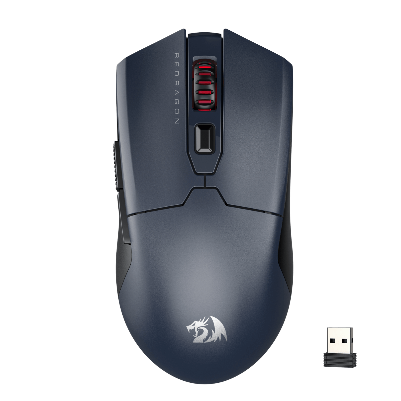 Redragon M995 LIT Wireless Gaming Mouse, 10000 MAX DPI Rechargeable Mouse, BT & 2.4G Wireless, 6 ...