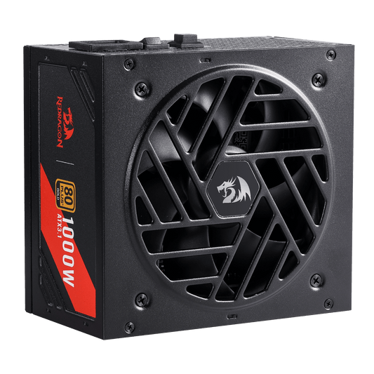 MASTER RGPS PRO 1000W 80 Plus® Gold ATX 3.1 PSU (Black & White) - alternate view