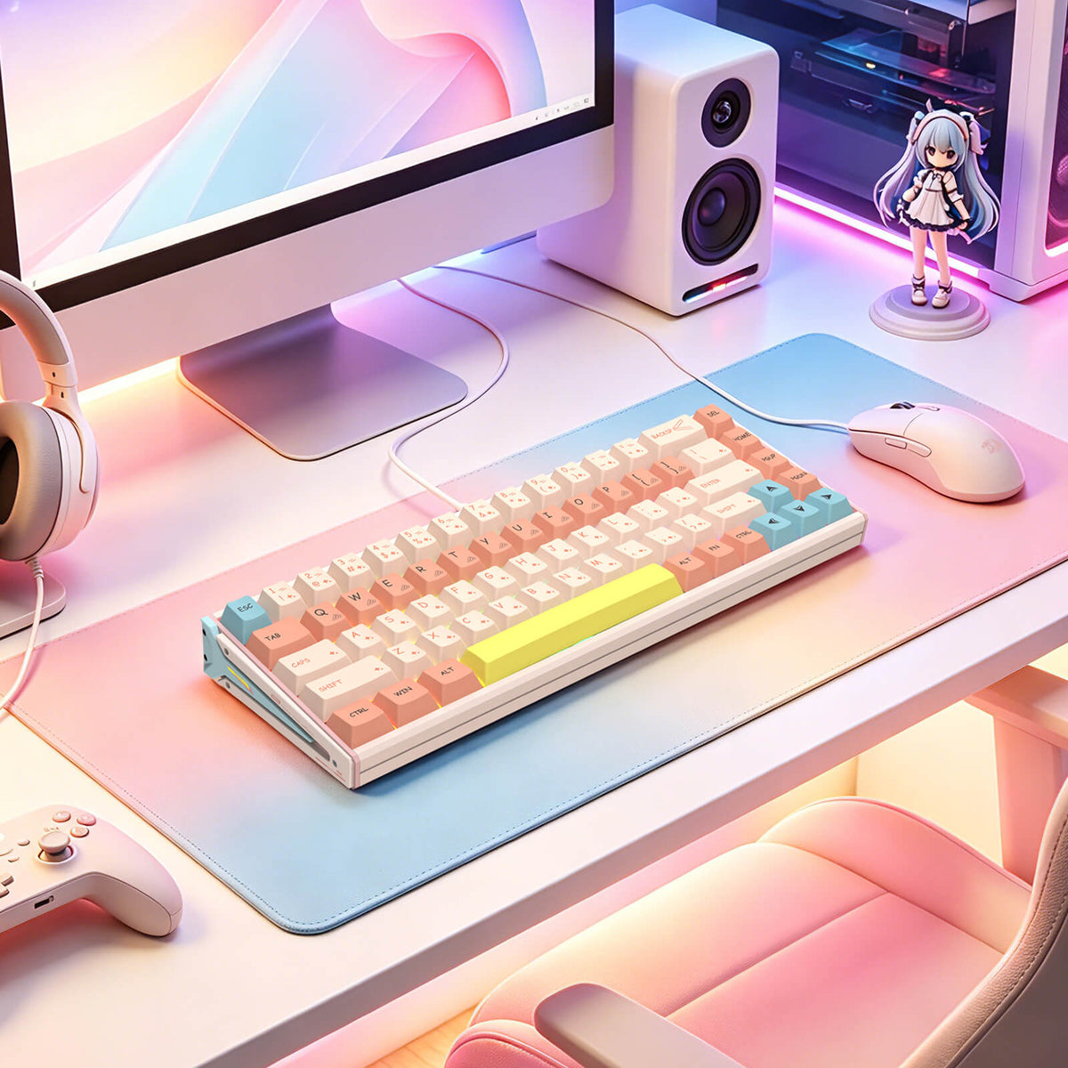 NUBULA K769 HE Rapid Trigger Gaming Keyboard, image 11 of 23 - enlarged view