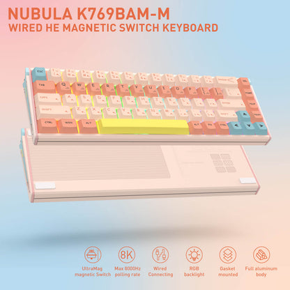 NUBULA K769 HE Rapid Trigger Gaming Keyboard - thumbnail 4
