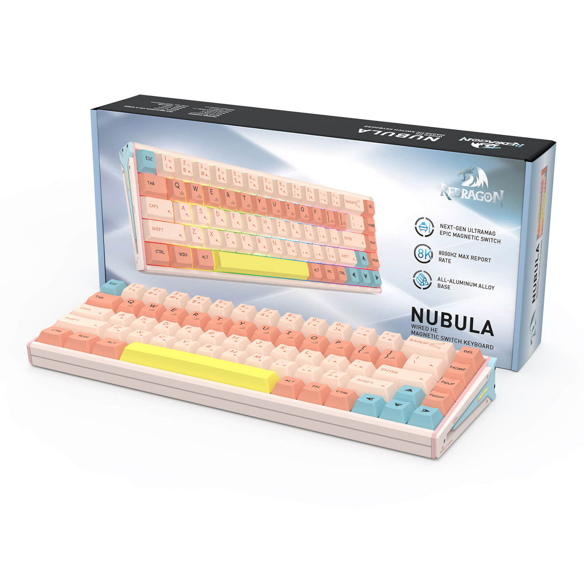 NUBULA K769 HE Rapid Trigger Gaming Keyboard, image 12 of 23 - enlarged view