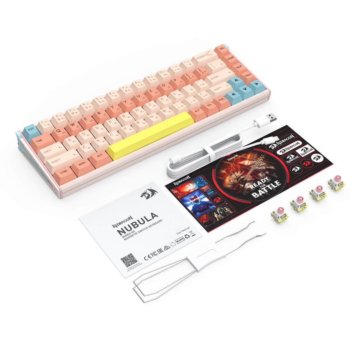 NUBULA K769 HE Rapid Trigger Gaming Keyboard, image 14 of 23 - enlarged view