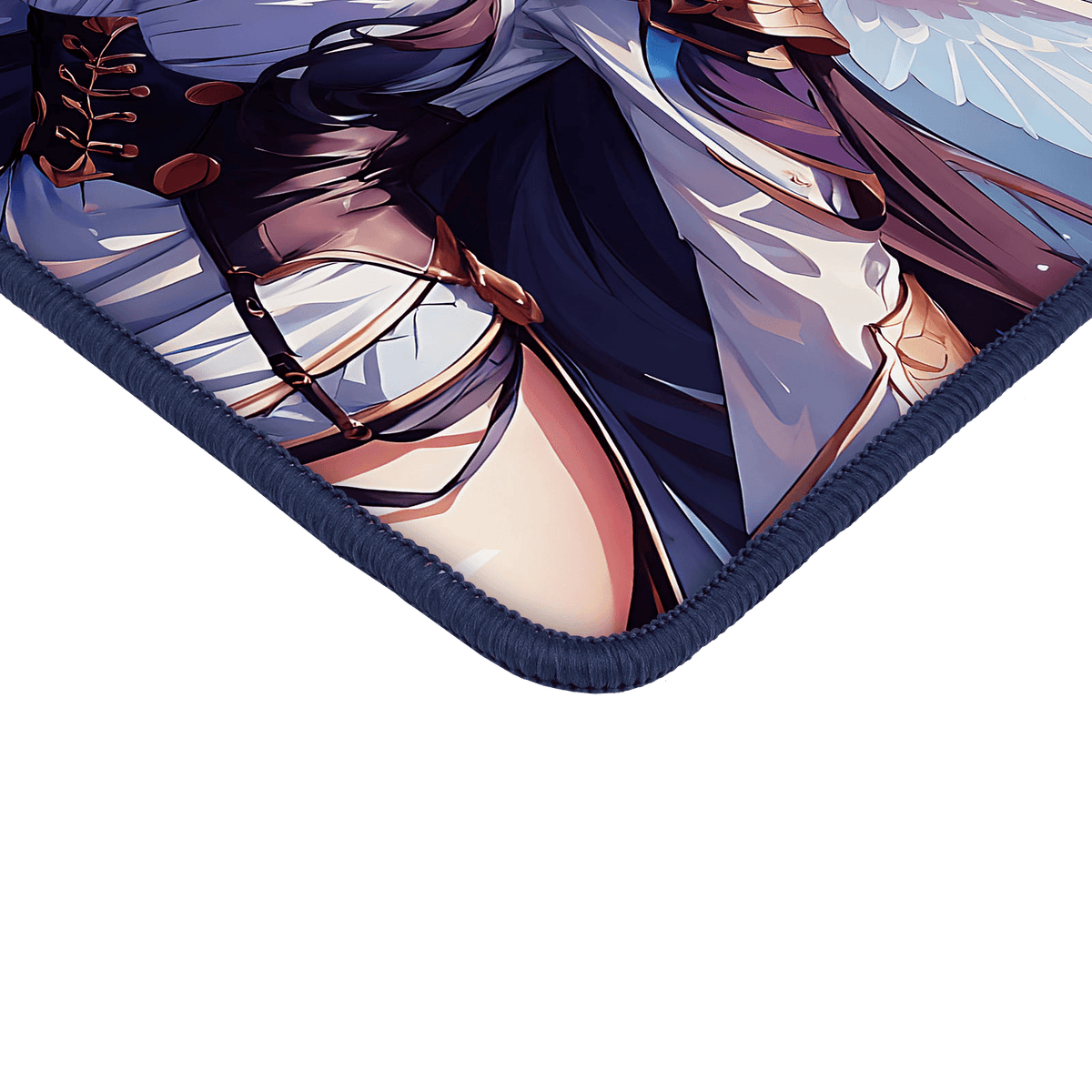 P046 Anime Blue Gaming Mouse Pad/Desk Mat, image 19 of 19 - enlarged view