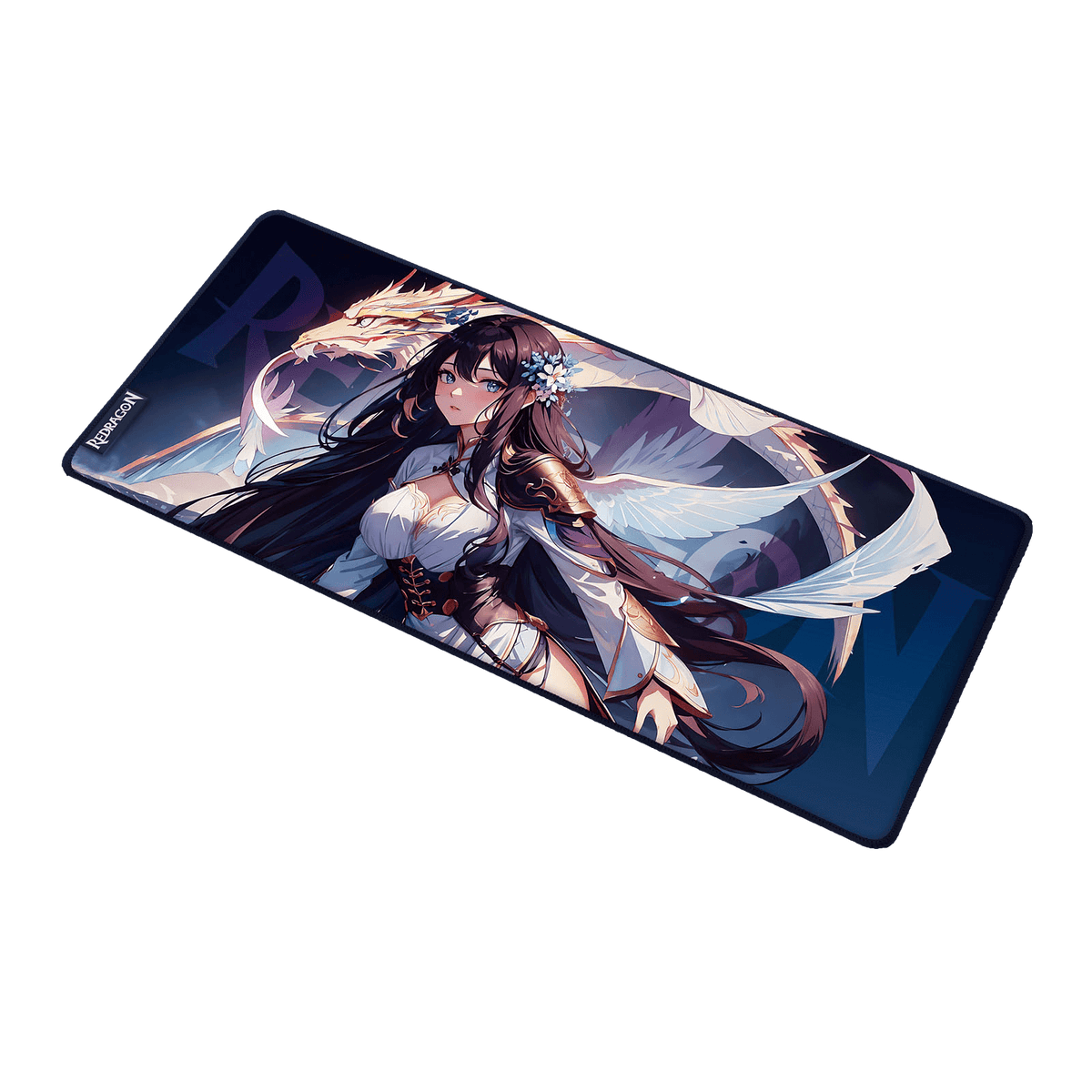 P046 Anime Blue Gaming Mouse Pad/Desk Mat, image 11 of 18